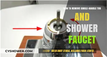 Easy DIY Guide: Removing Single-Handle Tub and Shower Faucets