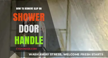 Easy Steps to Remove Slip-On Shower Door Handle Effortlessly