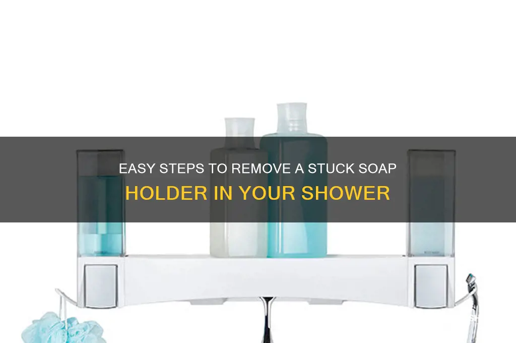 how to remove soap holder in shower