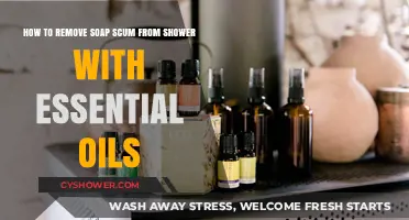 Natural Shower Cleaning: Remove Soap Scum with Essential Oils Easily