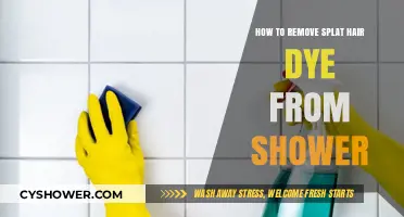 Effective Ways to Remove Splat Hair Dye Stains from Your Shower
