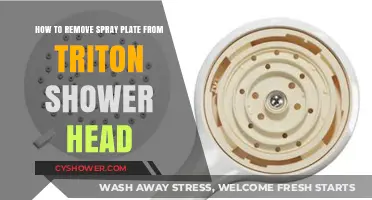 Easy Steps to Remove Spray Plate from Triton Shower Head