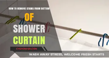 Effective Tips to Remove Stains from Your Shower Curtain Bottom