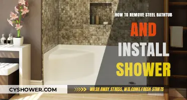 Upgrade Your Bathroom: Removing Steel Bathtub and Installing a Shower