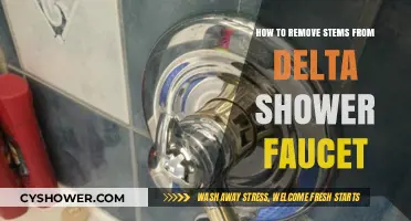 Easy Guide: Removing Stems from Delta Shower Faucets Step-by-Step