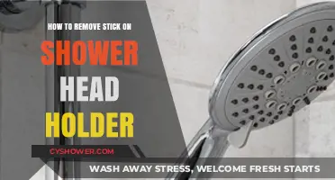 Easy Steps to Remove a Stick-On Shower Head Holder
