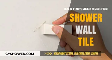 Effective Ways to Remove Sticker Residue from Shower Wall Tile
