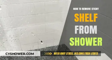 Easy Steps to Remove Stubborn Sticky Shower Shelf Residue