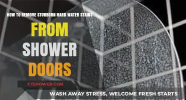 Effective Tips to Remove Stubborn Hard Water Stains from Shower Doors