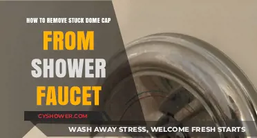 Easy Fixes: Removing a Stuck Dome Cap from Your Shower Faucet