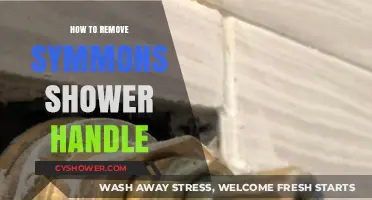 Easy Guide: Removing Symmons Shower Handle Without Hassle