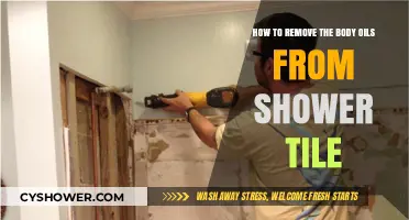 Effective Ways to Clean Body Oils Off Shower Tiles Easily