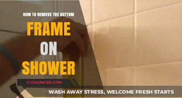 Easy Steps to Remove Your Shower's Bottom Frame