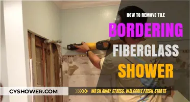 Easy Steps to Remove Tile Bordering Your Fiberglass Shower