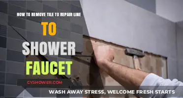 DIY Shower Faucet Repair: Removing Tiles to Fix Leaky Lines