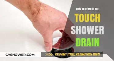 Easy Steps to Remove a Toe Touch Shower Drain