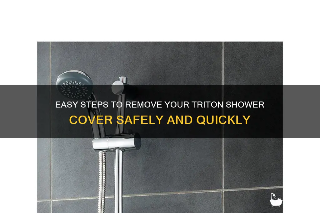how to remove triton shower cover