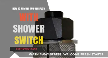 Easy Steps to Remove Tub Overflow with Shower Switch