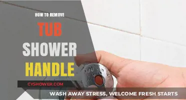 Easy Steps to Remove Your Tub Shower Handle Like a Pro