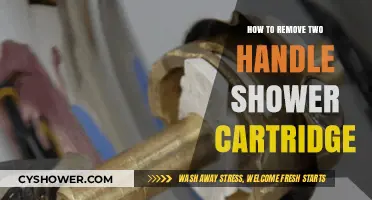 Easy Steps to Remove a Two-Handle Shower Cartridge