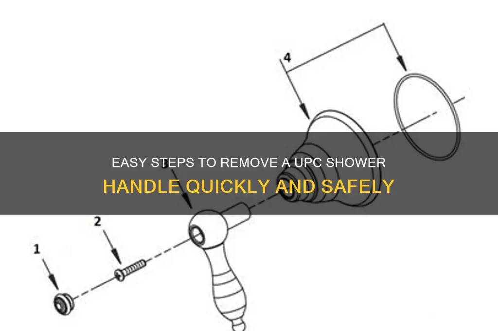 how to remove upc shower handle