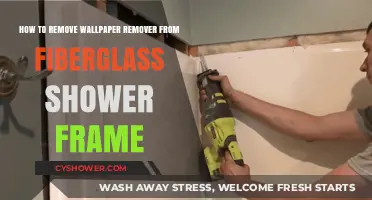 Effective Tips to Remove Wallpaper Remover from Fiberglass Shower Frames