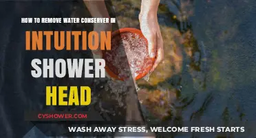 Easy Steps to Remove Water Conservers in Intuition Shower Heads