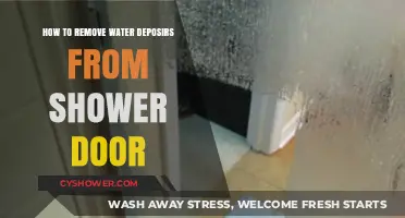Effective Ways to Remove Water Deposits from Your Shower Door
