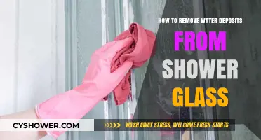 Effective Ways to Remove Water Deposits from Shower Glass