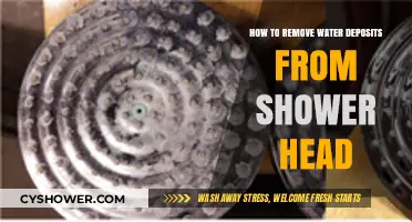 Effective Ways to Remove Water Deposits from Your Shower Head