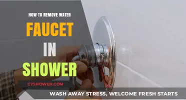 Easy Steps to Remove a Shower Water Faucet Yourself
