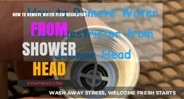 Easy Steps to Remove a Water Flow Regulator from Your Shower Head