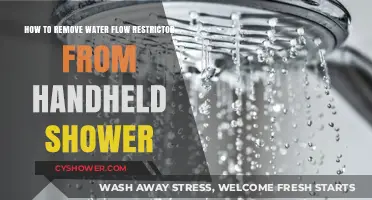 Quick Guide: Removing Water Flow Restrictor from Handheld Shower