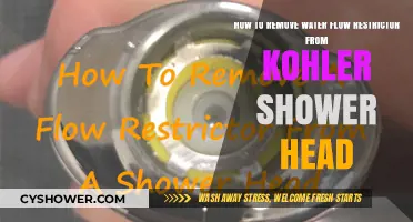 Efficiently Remove Water Flow Restrictor from Kohler Shower Head: A Guide