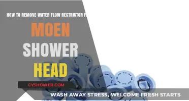 Quick Guide: Removing Water Flow Restrictor from Moen Shower Head
