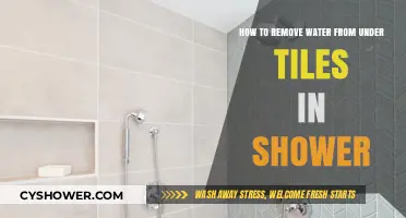 Quick Fixes: Removing Water Under Shower Tiles Effectively