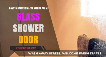 Effective Ways to Remove Water Marks from Glass Shower Doors