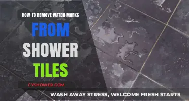 Effective Tips to Remove Water Marks from Shower Tiles Easily