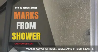 Effective Ways to Remove Water Marks from Your Shower Easily