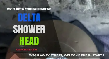 Easy Guide: Removing Water Restrictor from Delta Shower Head