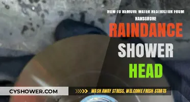 Effortlessly Remove Water Restrictor from Hansgrohe Raindance Shower Head
