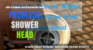 Easy Steps to Remove Water Restrictor from Peerless Shower Head