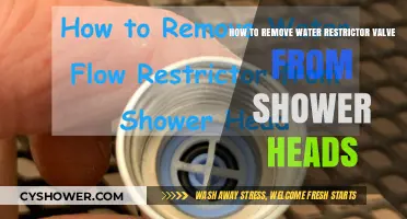 Easy Guide to Removing Water Restrictor Valves from Shower Heads