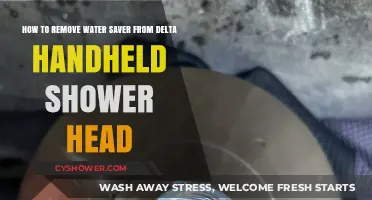 Easy Steps to Remove Water Saver from Delta Handheld Shower Head