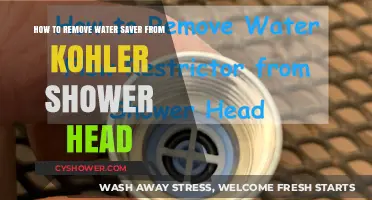 Quick Guide: Removing Water Saver from Kohler Shower Head Easily