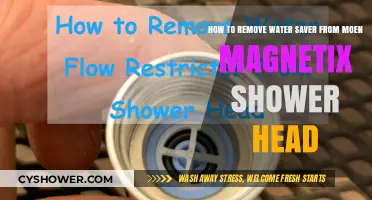 Easy Steps to Remove Water Saver from Moen Magnetix Shower Head