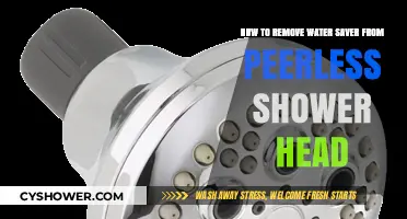 Easy Steps to Remove Water Saver from Peerless Shower Head