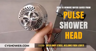 Easy Steps to Remove Water Saver from Pulse Shower Head