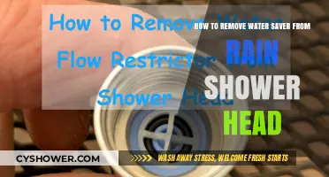 Easy Steps to Remove Water Saver from Rain Shower Head