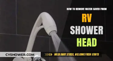 Easy Steps to Remove Water Saver from Your RV Shower Head